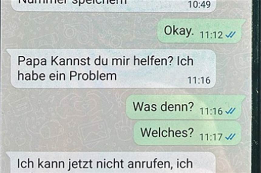 Abzocke: Immer mehr Senioren fallen WhatsApp-Betrügern zum Opfer Senioren werden häufig per Whatsapp abgezockt. Davor warnt die Polizei aktuell.