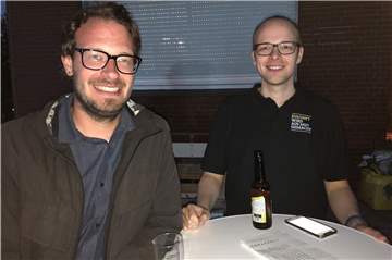 Sensation in Haltern: Dr. Hannes Müller (rechts) holte für die Grünen erstmals einen Wahlbezirk direkt.