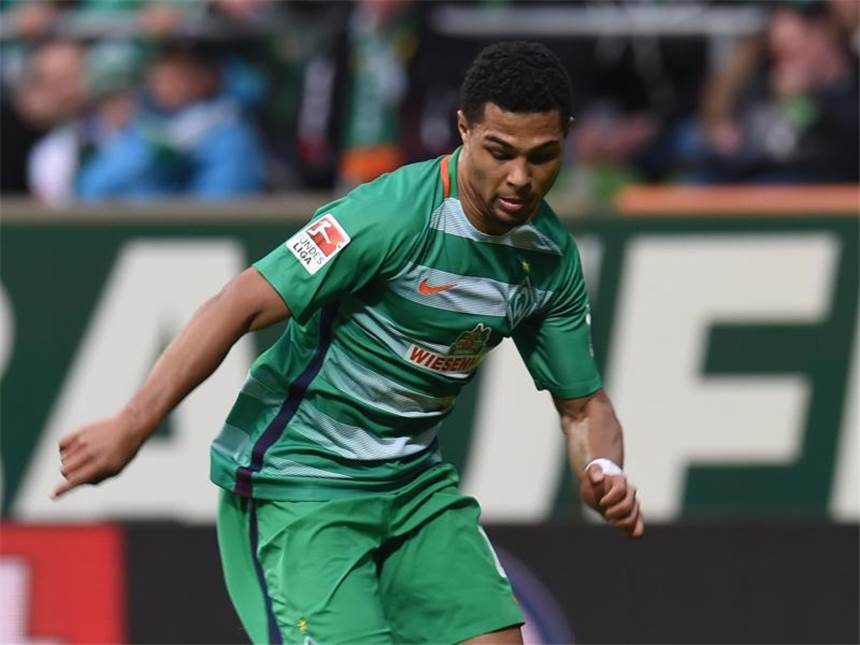 Werder gegen den HSV wieder mit Serge Gnabry Serge Gnabry hat sich rechtzeitig zum Nordderby gegen den HSV fit gemeldet. Foto: Carmen Jaspersen