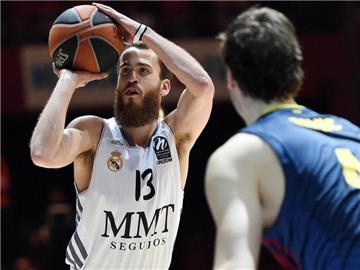 Sergio Rodriguez (l) war bei Real Madrid überragend. Foto: Daniel dal Zennaro