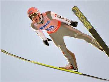 Severin Freund liegt zur Halbzeit der Skiflug-WM auf Titel-Kurs. Foto: Grzegorz Momot