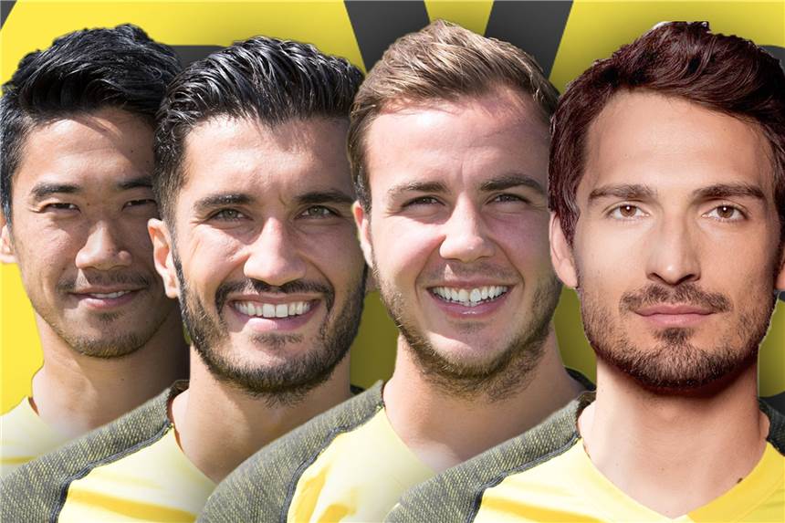 Mit Vergleichsfotos - so haben sich Hummels, Götze, Kagawa und Sahin verändert Shinji Kagawa, Nuri Sahin, Mario Götze und Mats Hummels - sie alle haben den Weg zurück zum BVB gefunden.