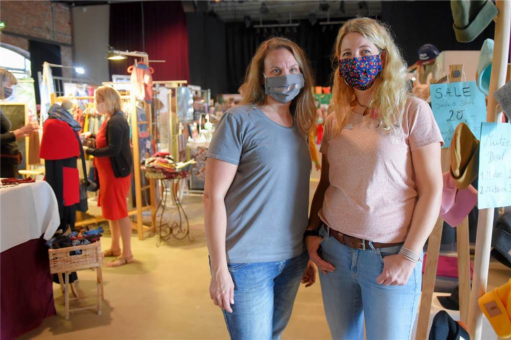 Zum 22. Mal: Trotz Corona begeistert Frieda’s & Friends Design-Markt Shopping mit Masken bei Frieda’s & Friends Design-Markt in der Rohrmeisterei.