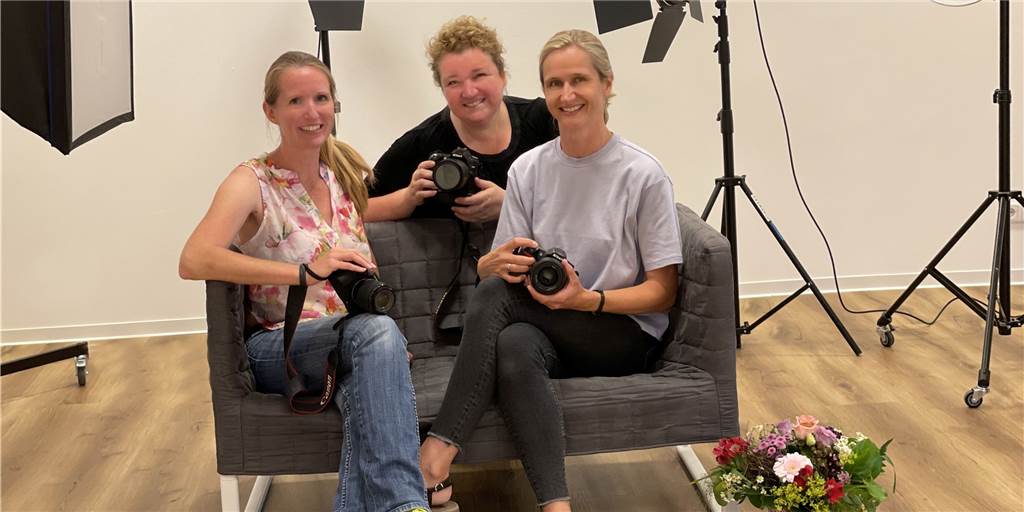 Neues Geschäft in der Lüner City: Drei Profi-Frauen drücken den Auslöser Sie arbeiten schon lange zusammen und wollen auch im Fotoeck für schöne Bilder sorgen: Die Fotografinnen Katja Eckholt (v.l.), Rebecca Ringel und Katharina Schneider.