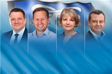 Sie bewerben sich um das Bürgermeister-Amt: Andreas Stegemann, Torsten Dederichs, Beate Pliete und Eugen Ulanowski.