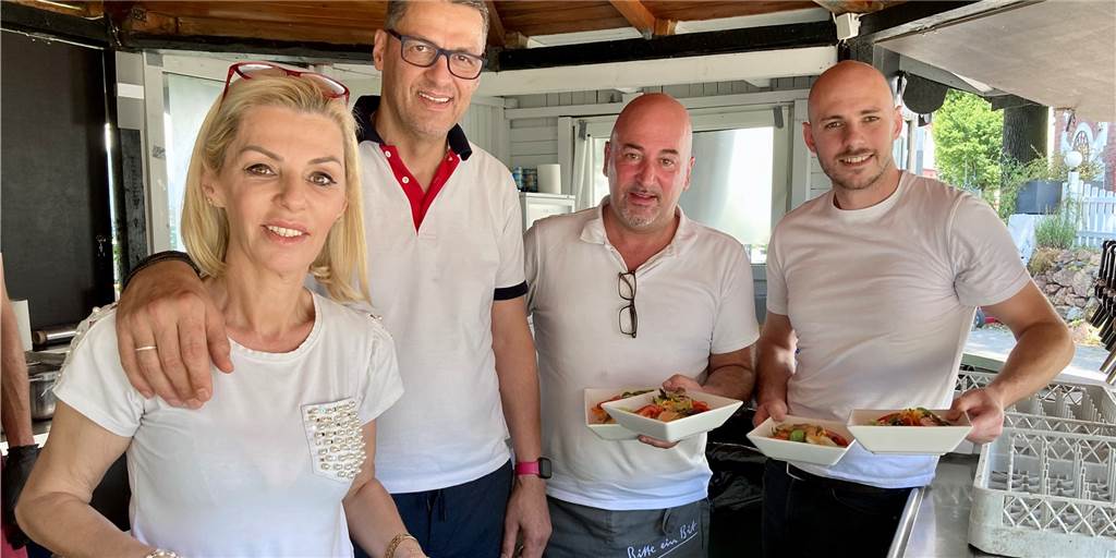 Das Team vom Restaurant "Inos".