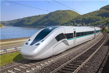 Siemens hält trotz der beschlossenen Bahn-Ehe mit dem französischen Konkurrenten Alstom am Bau des Schnellzugs fest. Foto: Siemens AG