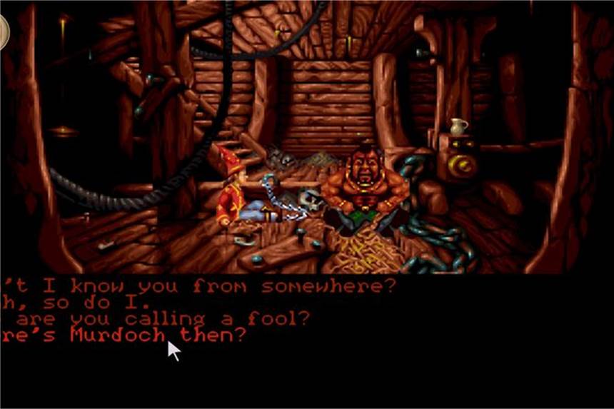 Simon gerät im gleichnamigen Spiel «Simon the Sorcerer» in eine magische Welt und muss den bösen Zauberer Sordid besiegen. 