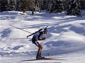 Simon Schempp ist in Antholz der Gejagte. Foto: Claudio Onorati