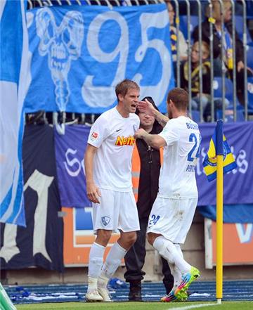 Simon Terodde (links) und Timo Perthel sind mit dem VfL Bochum derzeit obenauf.