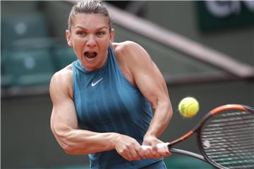 Simona Halep steht bei den French Open im Viertelfinale. Foto: Alessandra Tarantino