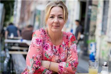 Simone Buchholz schaut auch in die dunklen Ecken von St. Pauli. Foto: Christian Charisius