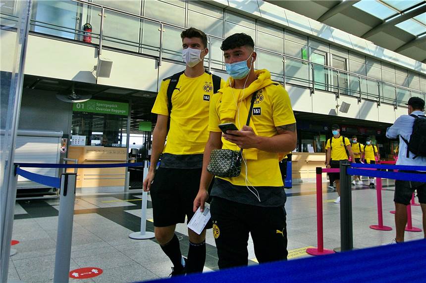 Hippe, Duman, Drljaca - Spieler der BVB-U23 sind in Bad Ragaz dabei Sind mit den BVB-Profis ins Trainingslager gefahren: Maximilian Hippe (l.) und Taylan Duman.