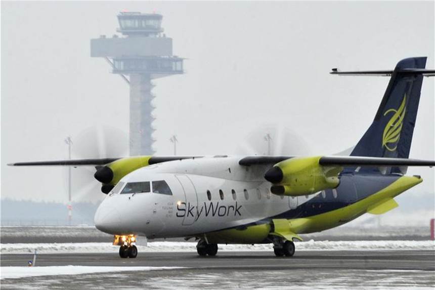 Skywork Airlines hat ihren Betrieb eingestellt. Foto: Bernd Settnik