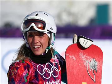 Snowboard-Weltmeisterin Isabella Laböck laboriert noch immer an einer Sprunggelenksverletzung. Foto: Daniel Karmann