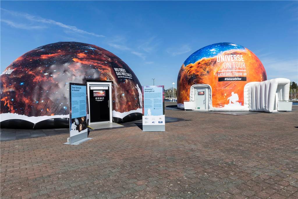 Dortmund bekommt für fünf Tage ein Planetarium mitten in der City So ein mobiles Planetarium soll bald vor dem Dortmunder U stehen.