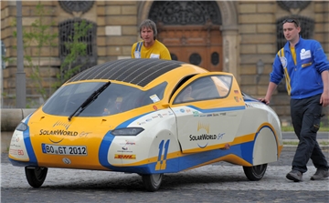 So ein solarbetriebenes Auto vom Solarcarteam der Hochschule Bochum dürfte auch am kommenden Wochenende mit von der Partie sein, wenn die Solarchallenge Münsterland zum elften Mal über die Bühne geht.