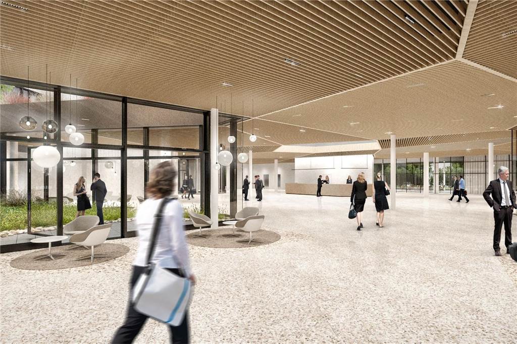 Richtfest für den spektakulären Continentale-Neubau an der B1 So hell und modern soll die Passage, die die drei entstehenden Gebäude des Ensembles der Continentale Versicherung in Dortmund miteinander verbindet, einmal aussehen.