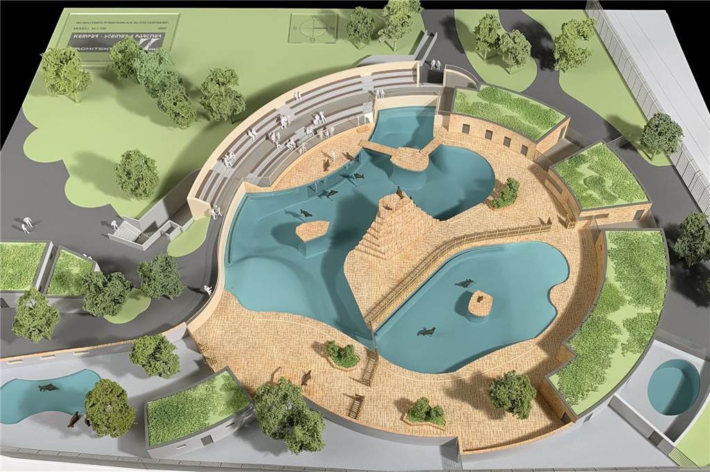 Robbenanlage im Zoo könnte bis zu 3,6 Millionen Euro mehr kosten Grafik: So soll die Robbenanlage im Dortmunder Zoo aussehen
