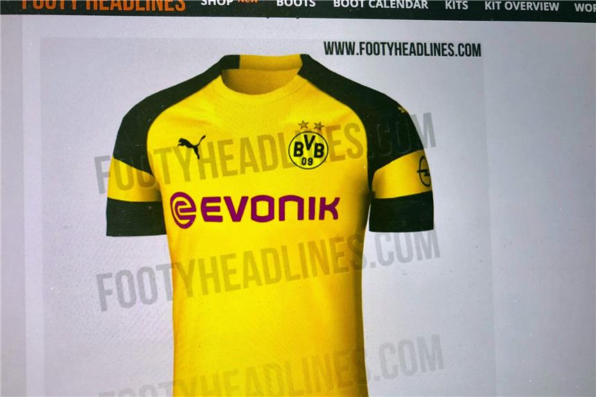 So könnte das BVB-Trikot der Saison 18/19 aussehen So könnte das BVB-Trikot für die Saison 18/19 aussehen.