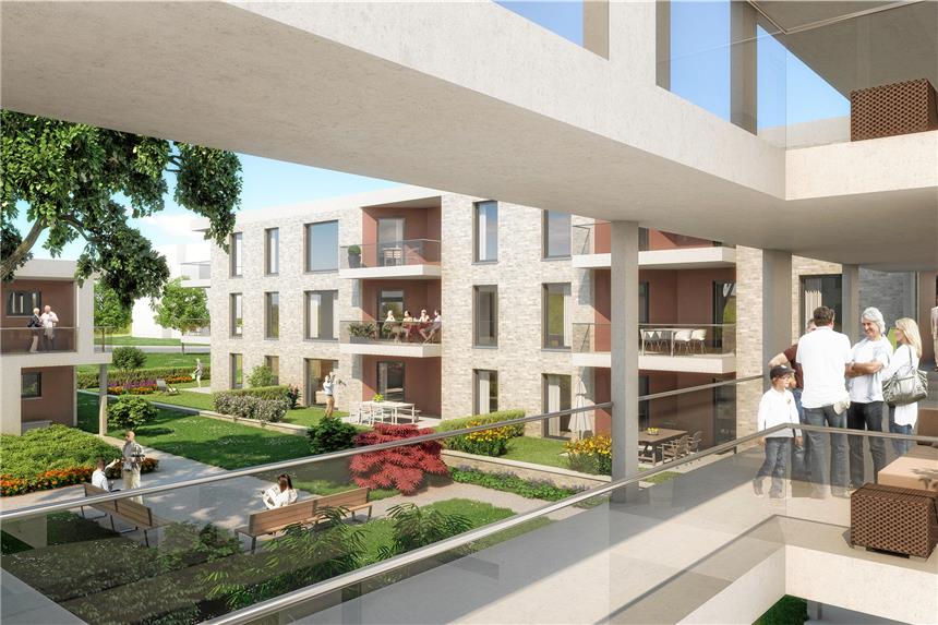 Grafik zeigt: So soll das Mehrgenerationen-Haus werden So könnte das geplante Mehrgenerationenhaus an der Ecke Tenhagenstraße/Becklohhof einmal aussehen.