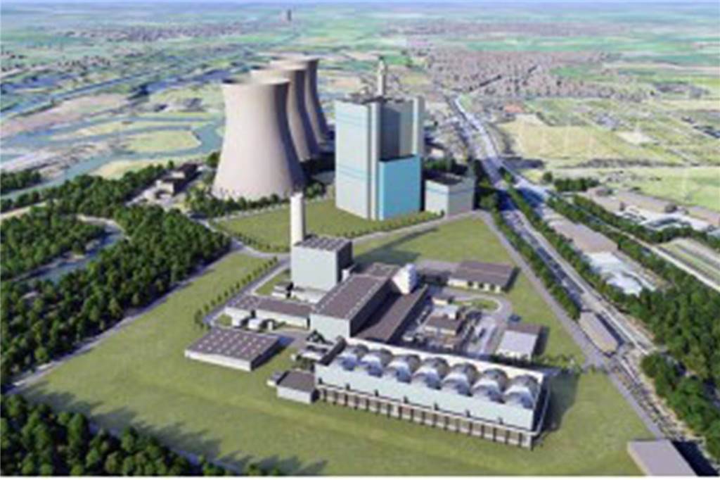 In Stockum Strom aus Wasserstoff erzeugen: Pläne fürs Gersteinwerk Der Entwurf der künftigen Gas- und Dampfkraftwerks-Anlage.