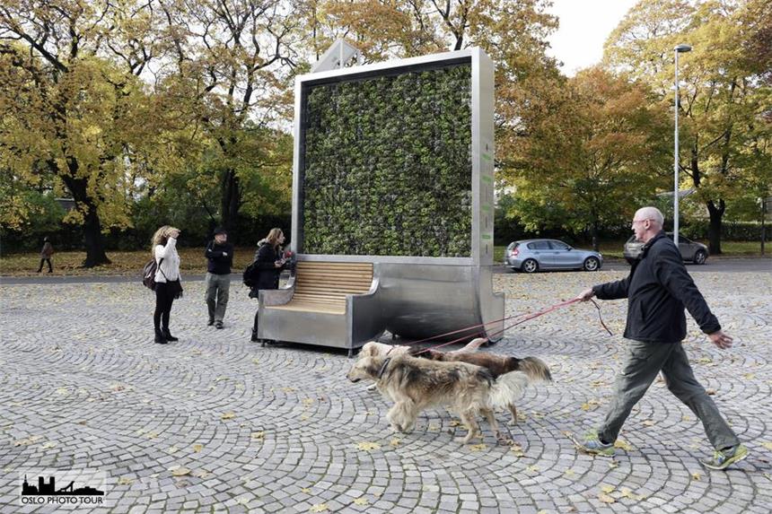 So soll die Lüner Münsterstraße schöner werden So könnte die Stele aussehen, dieses Modell stand in
Oslo.