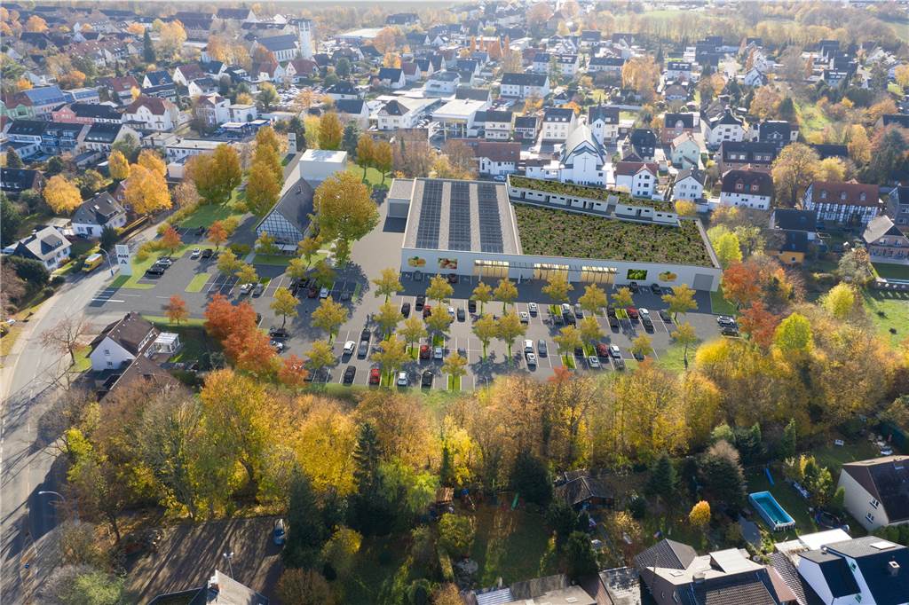 Holpriger Umfrage-Start zum Einzelhandel: In Massen fehlen noch Briefe So könnten die neuen Lebensmittelmärkte in Massen aussehen. Ob der Investor seine Pläne umsetzen darf, muss letztlich die Politik entscheiden.