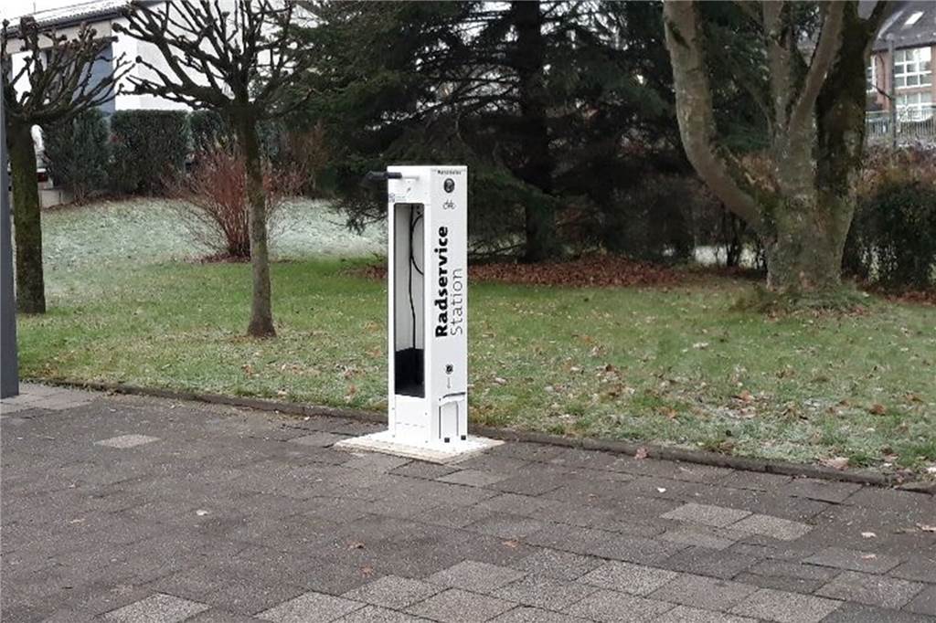 Blühwiesen und Radservice-Stationen: Pläne für den Norden von Dorsten So könnten die Radstationen entlang des Hohe-Markt-Radwegs aussehen (Symbolbild).