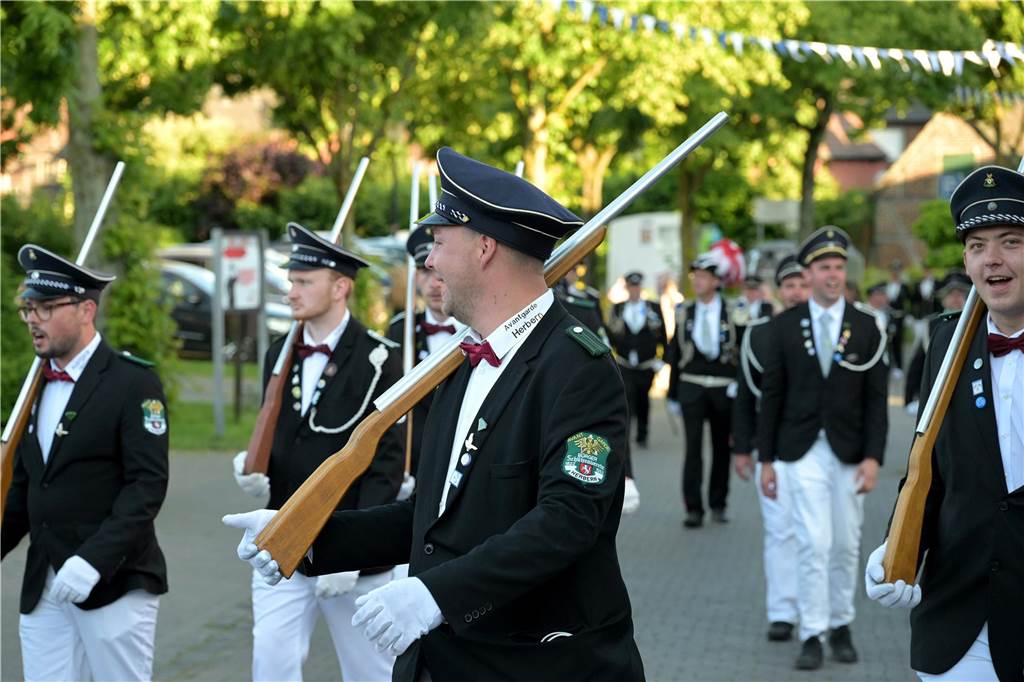 So lief der Königsball der Herberner Bürgerschützen.
