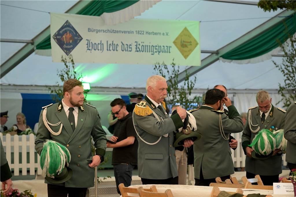 So lief der Königsball der Herberner Bürgerschützen.