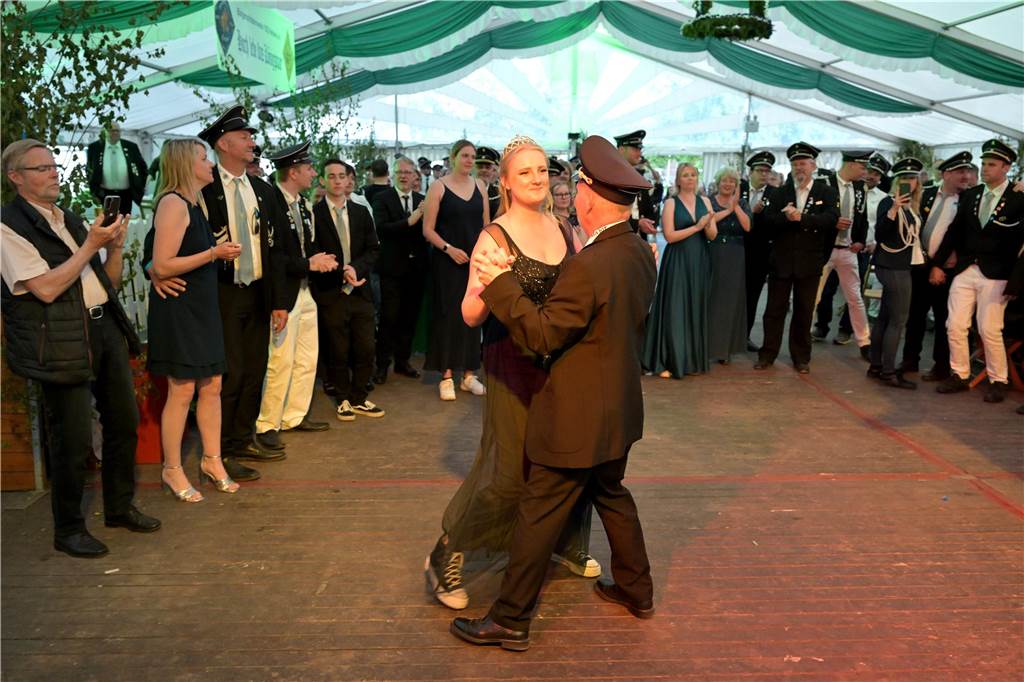 So lief der Königsball der Herberner Bürgerschützen.