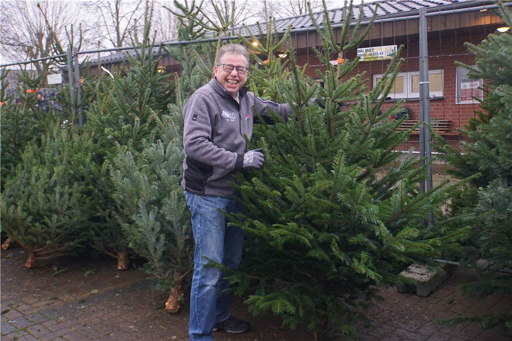 So lief der Weihnachtsbaumverkauf des SV Herbern 2024.