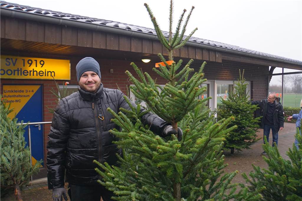 So lief der Weihnachtsbaumverkauf des SV Herbern 2024.