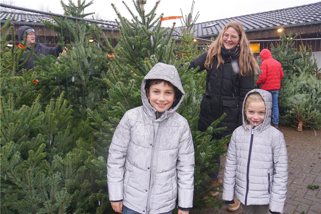 So lief der Weihnachtsbaumverkauf des SV Herbern 2024.