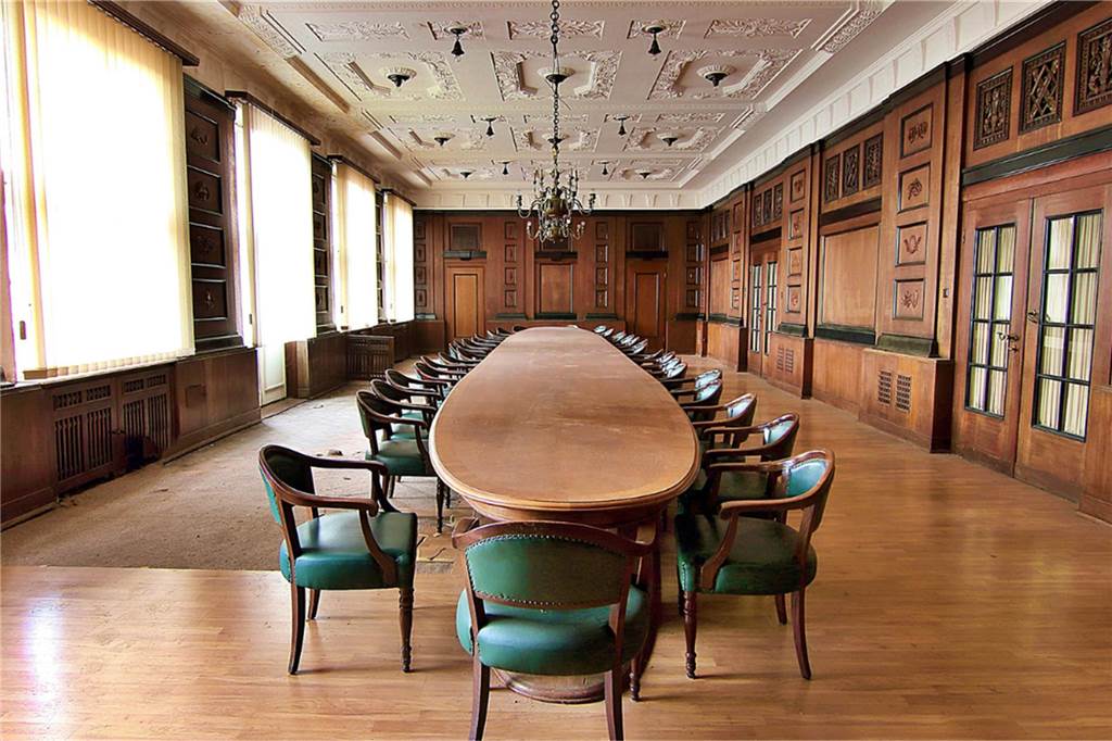 So prunkvoll hat der Saal mal ausgesehen.