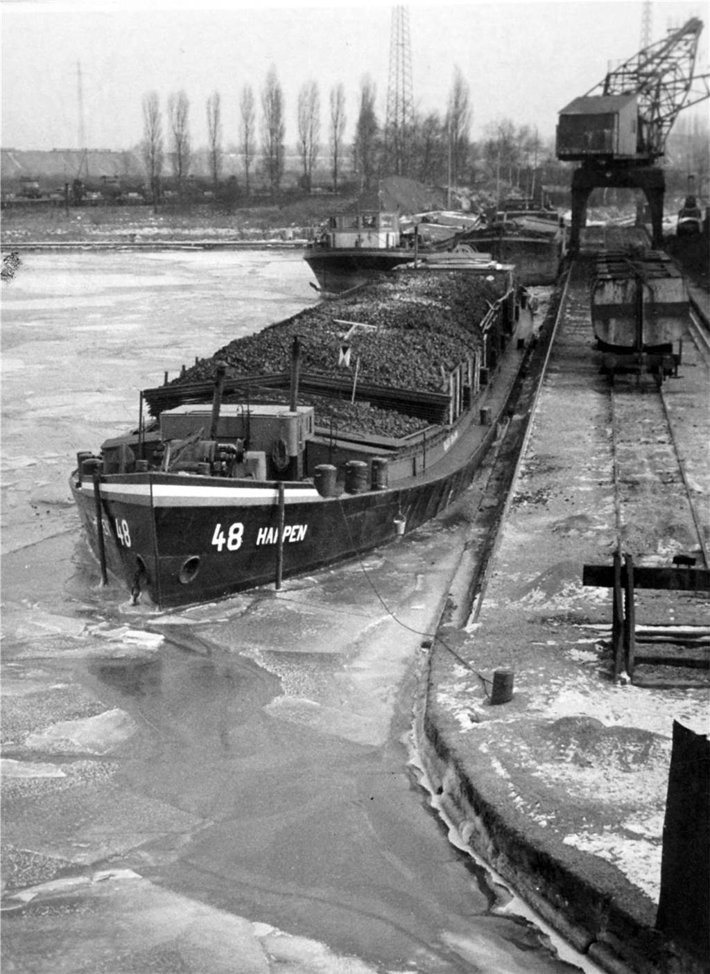 So sah der Preußenhafen 1956 aus.