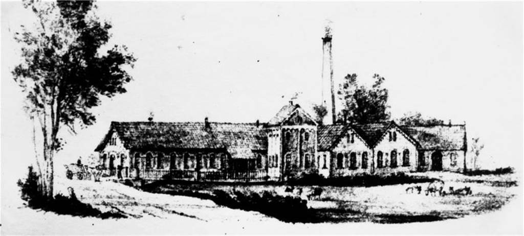 Rückblick auf das Industriezeitalter: So hat sich die Firma Potthoff und Flume gewandelt So sah die Anlage der Luisenhütte im Jahr 1853 aus.