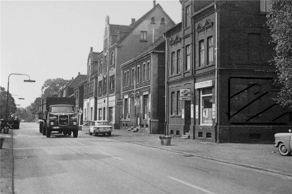 So sah die Gahmener Straße 1966 aus.