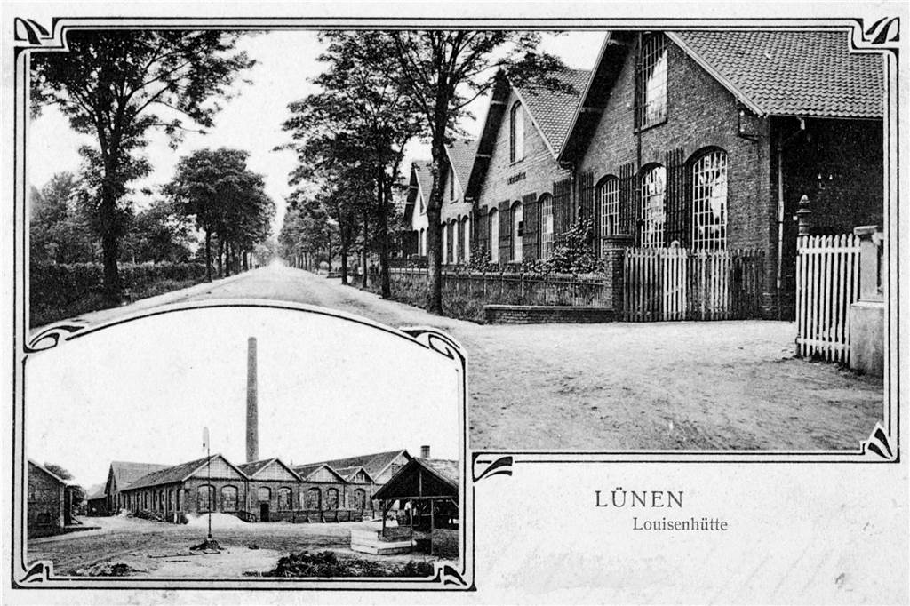 So sah die Louisenhütte um 1900 aus. 