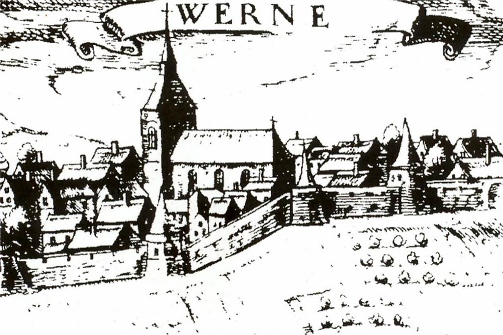 Stadtmauer-Abriss begann vor 250 Jahren: Was geschah mit den Steinen? So sah die Werner "Skyline" früher einmal aus.