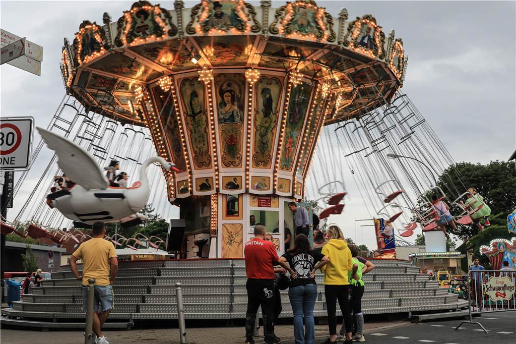 So sah‘s bei der bisher letzten Kohlenkirmes im Jahr 2019 aus. Und so soll‘s auch 2023 wieder aussehen