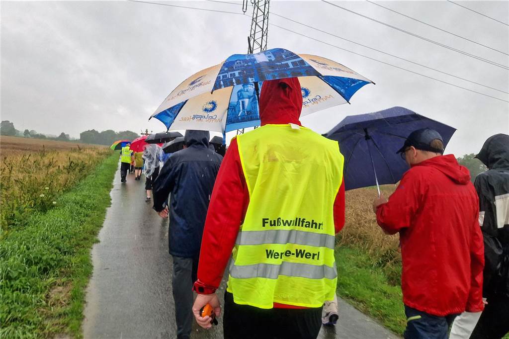 So schön der Hinweg, so verregnet der Rückweg.