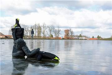 So schön könnte es aktuell an der Alten Fahrt aussehen, die rund 1800 Quadratmeter große Fläche am Dortmund-Ems-Kanal könnte eine perfekte Eislauffläche sein. In diesem Winter fällt das Vergnügen aber wohl aus.