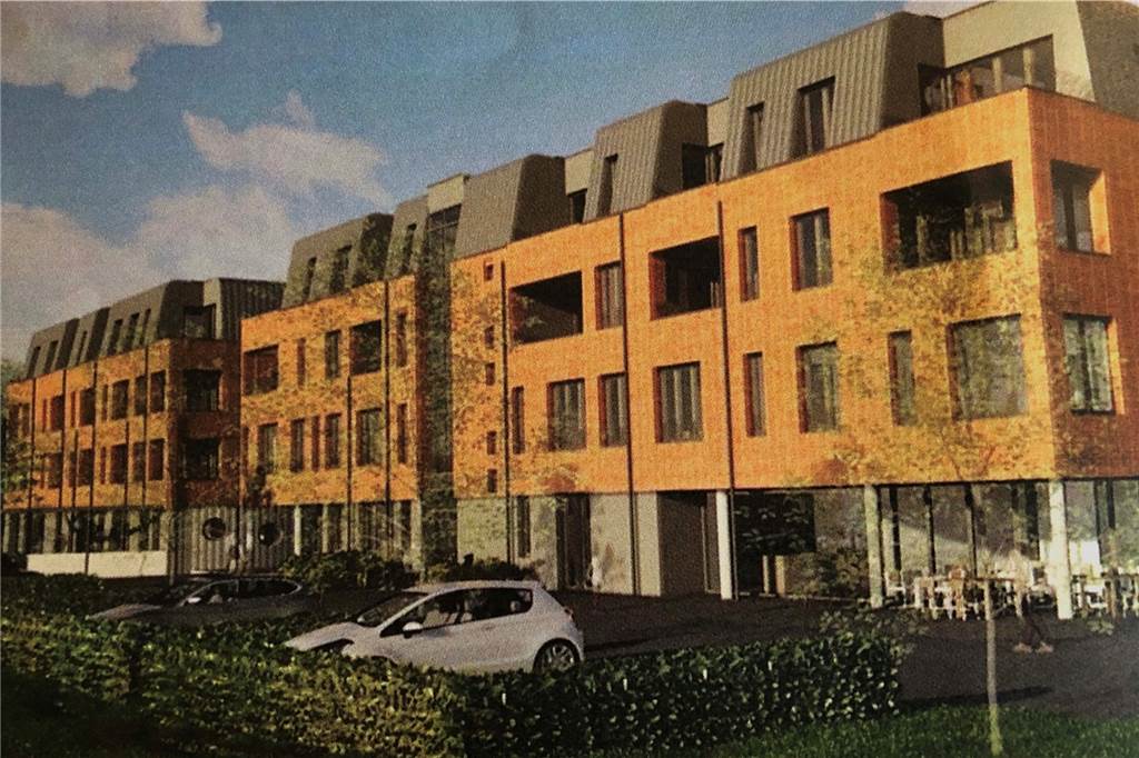 Evangelische Kirche wird Träger der neuen Kita in Hamm-Bossendorf So sehen die Katharinenhöfe zur Seite Recklinghäuser Straße aus. Ganz links im Bild das Haus mit der Kindertagesstätte.