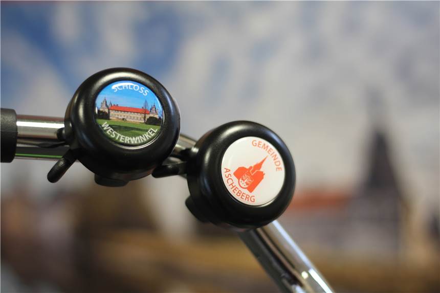 Westerwinkel am Fahrradlenker: Ascheberg Marketing präsentiert neue Souvenirs So sehen die neuen Fahrradklingeln aus.
