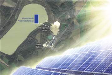 So sehen die Pläne zur Solaranlage auf dem Silbersee III aus.