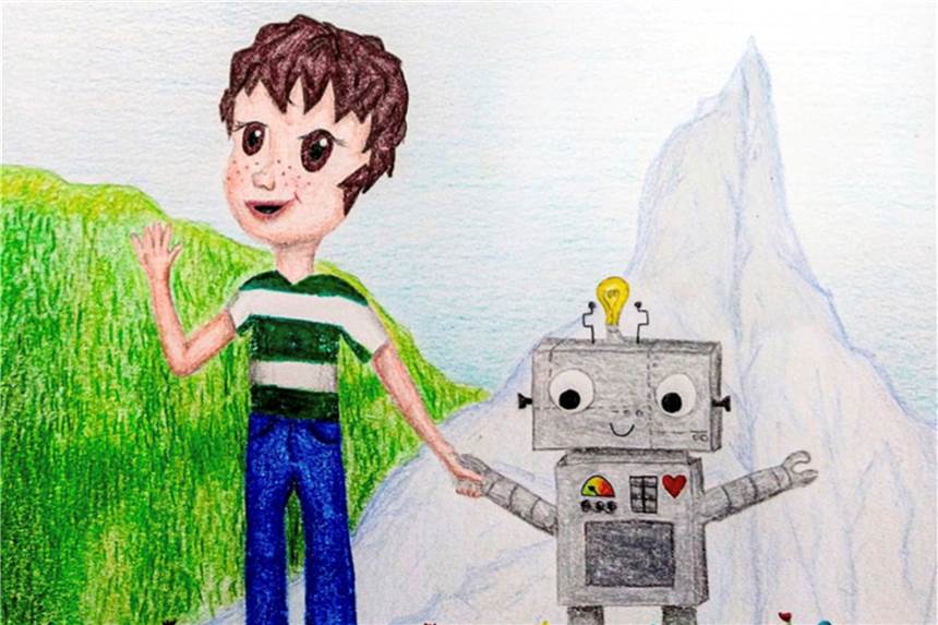 Gymnasium St. Christophorus druckt neues Buch über den Klimawandel So sieht das Cover des neuen Werkes der Schülerfirma aus.