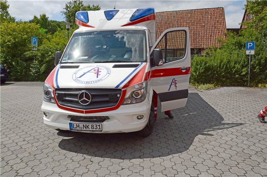 So sieht das Rettungsfahrzeug des privaten Unternehens Arbo aus. Es wird ab August nicht mehr in Nordkirchen fahren.