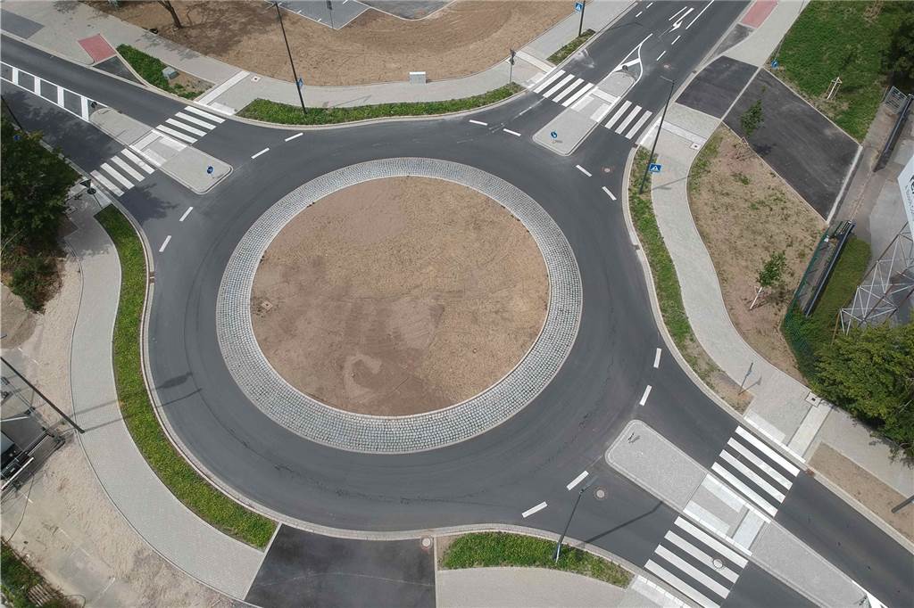 Neuer Kreisverkehr verbindet den Wilo-Park und Phoenix-West So sieht der Kreisverkehr aus.